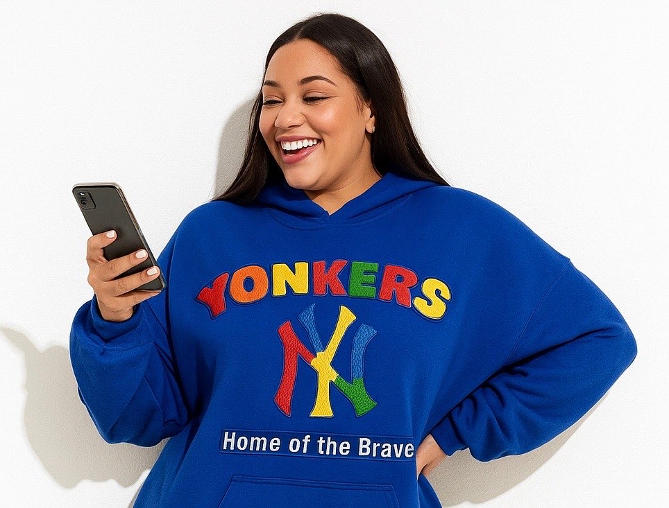 Yonkers, NY Hoodies (Free T Shirt with purchase)